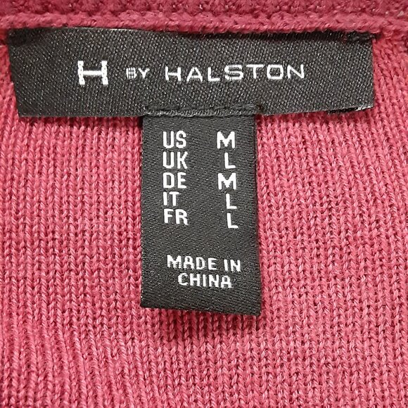 H by Halston Woman's Sweater Size MEDIUM, Long Sleeve. Two- tone style - Picture 4 of 9